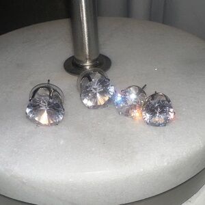 Vera Wang Cubic Zirconia Stud Earrings